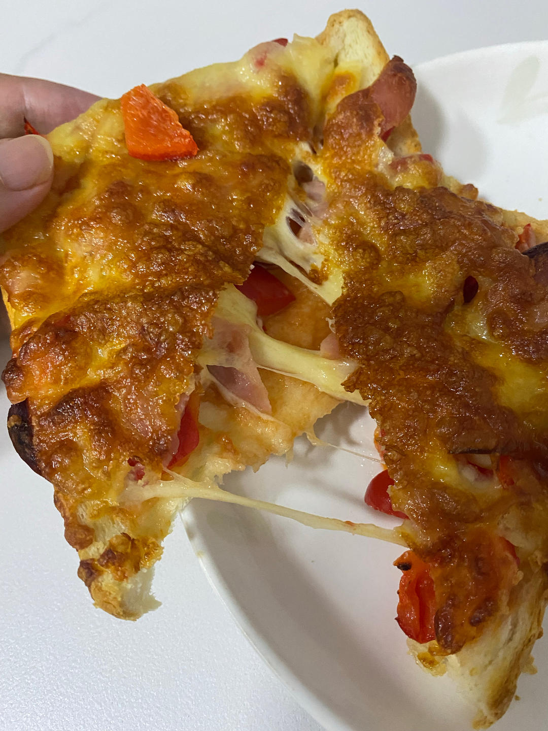 超好吃面包披萨🍕