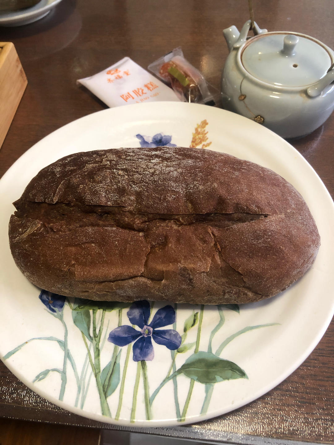 超快手·伪短法棍丨蜂蜜黑巧法式软欧包