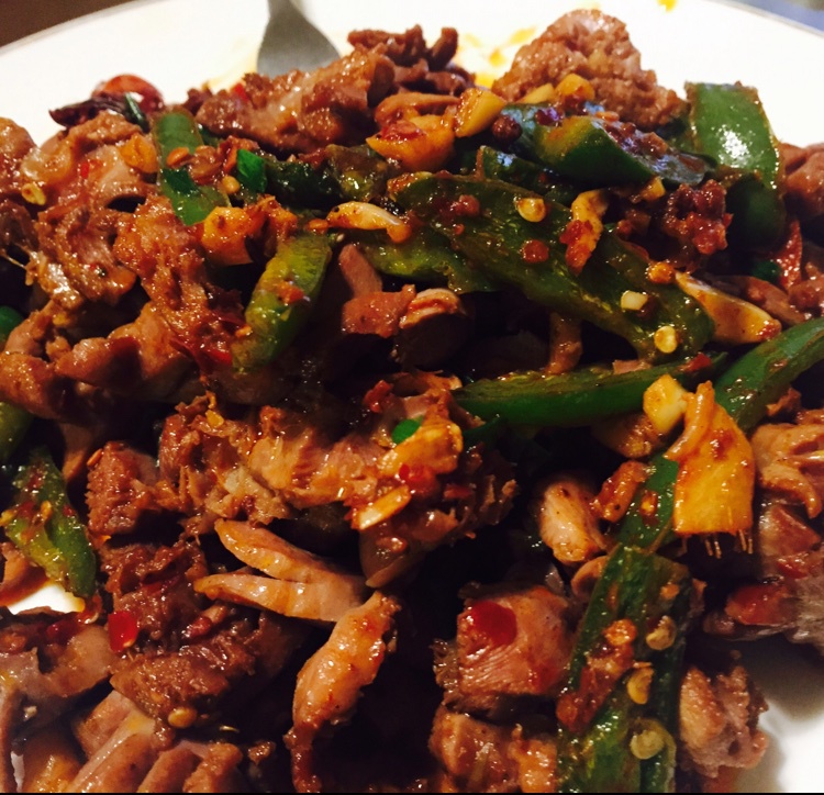 小米椒爆鸡胗