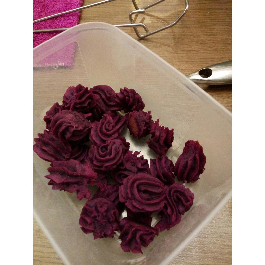 宝宝辅食地瓜软饼干紫薯红薯软饼干