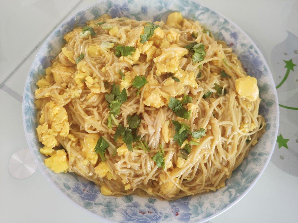 日本豆腐烩金针菇，下饭不愁还健康