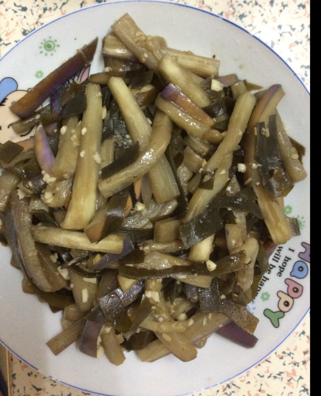 蒜香茄子条