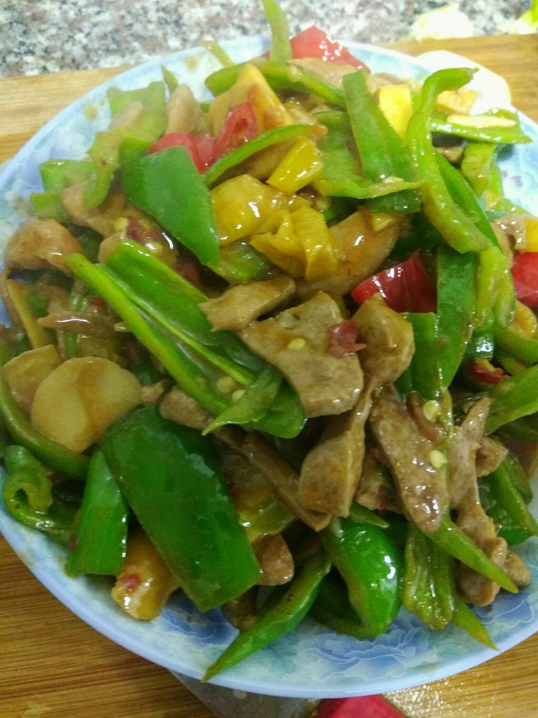 青椒炒猪肝