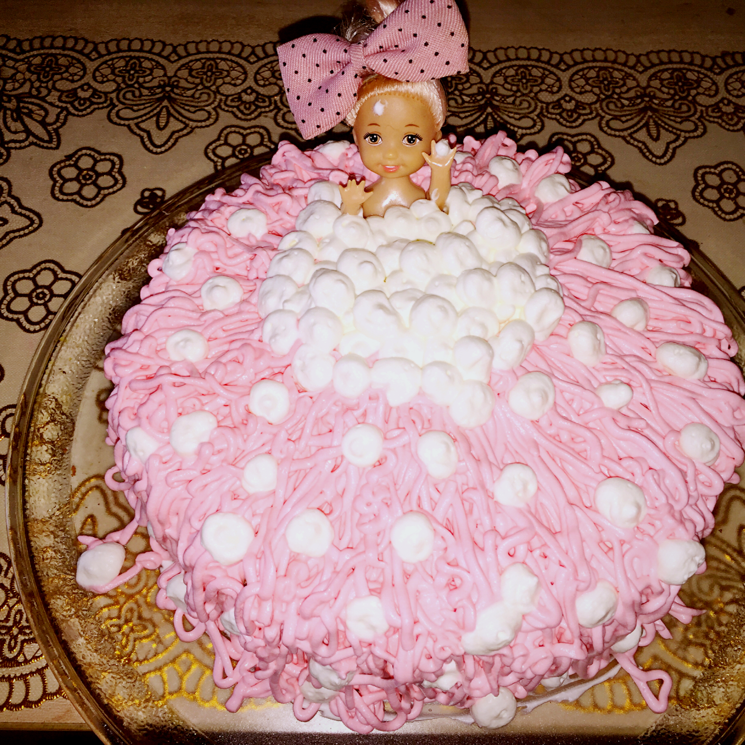 迷糊娃娃泡泡浴蛋糕