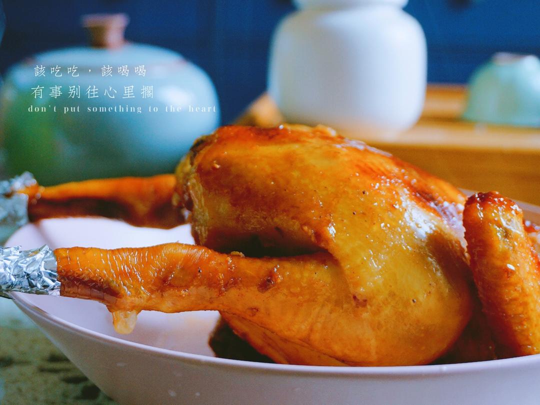 袋袋烤鸡--自制腌料+脆皮秘籍