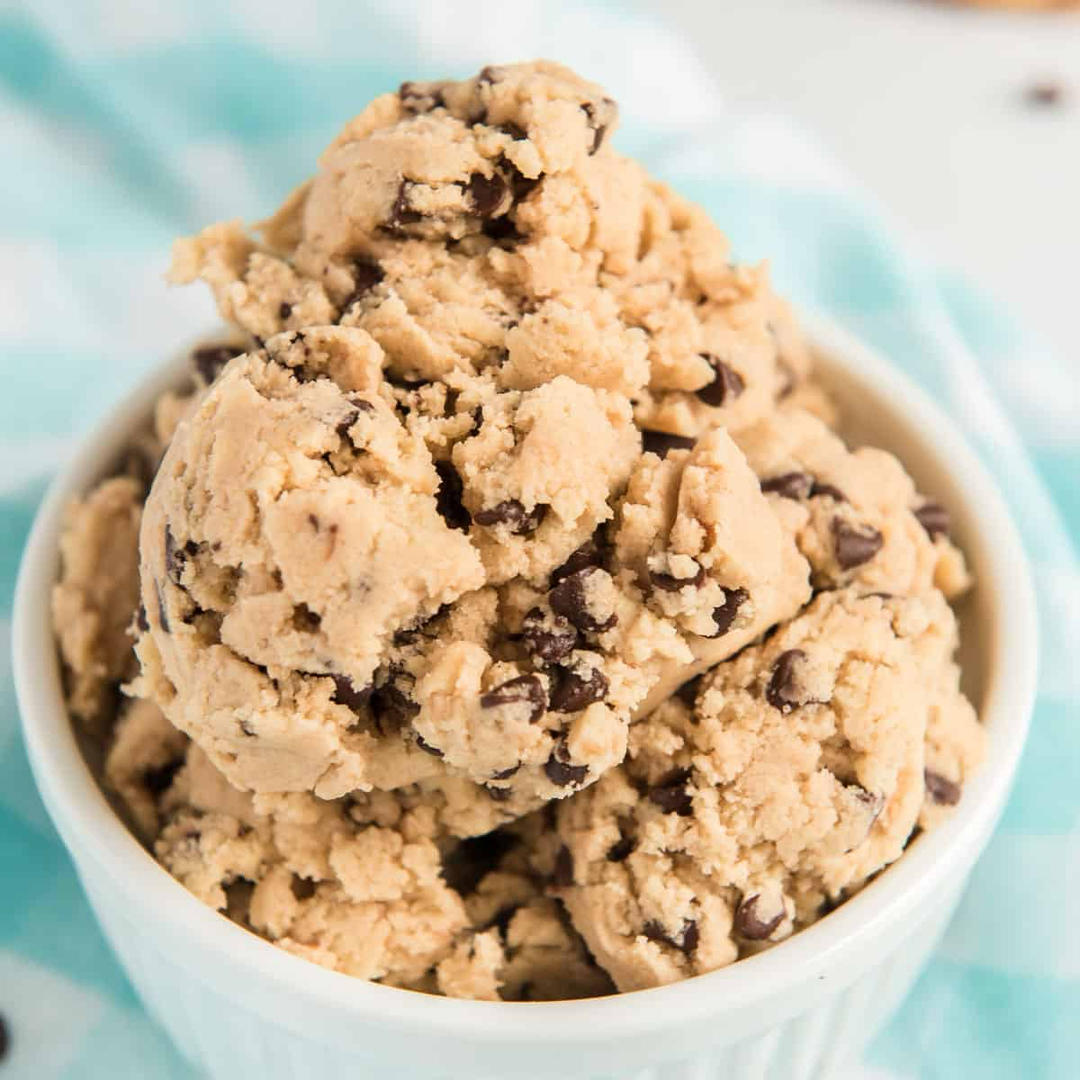 Edible chocolate chip cookie dough