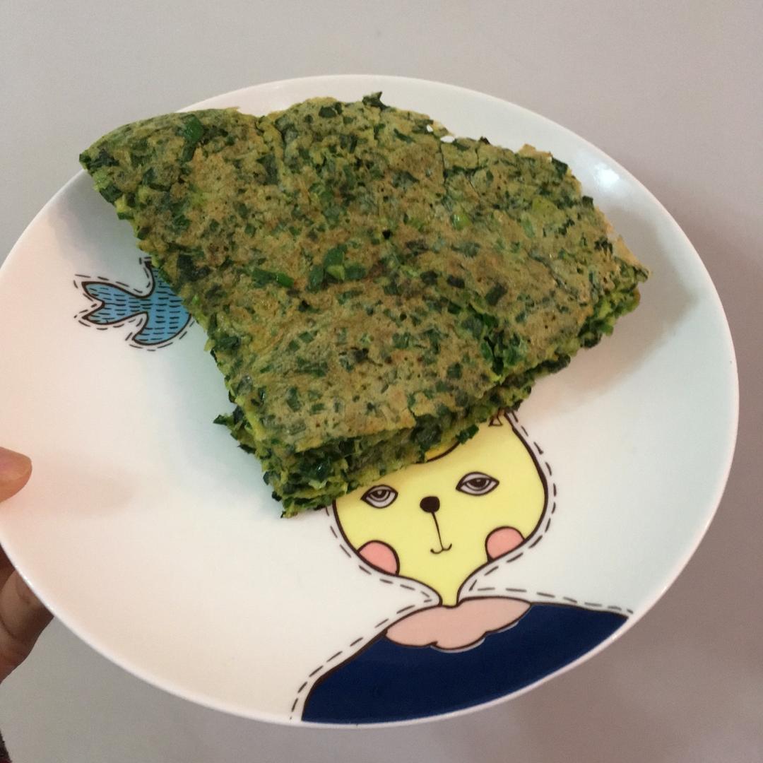 鸡蛋韭菜饼