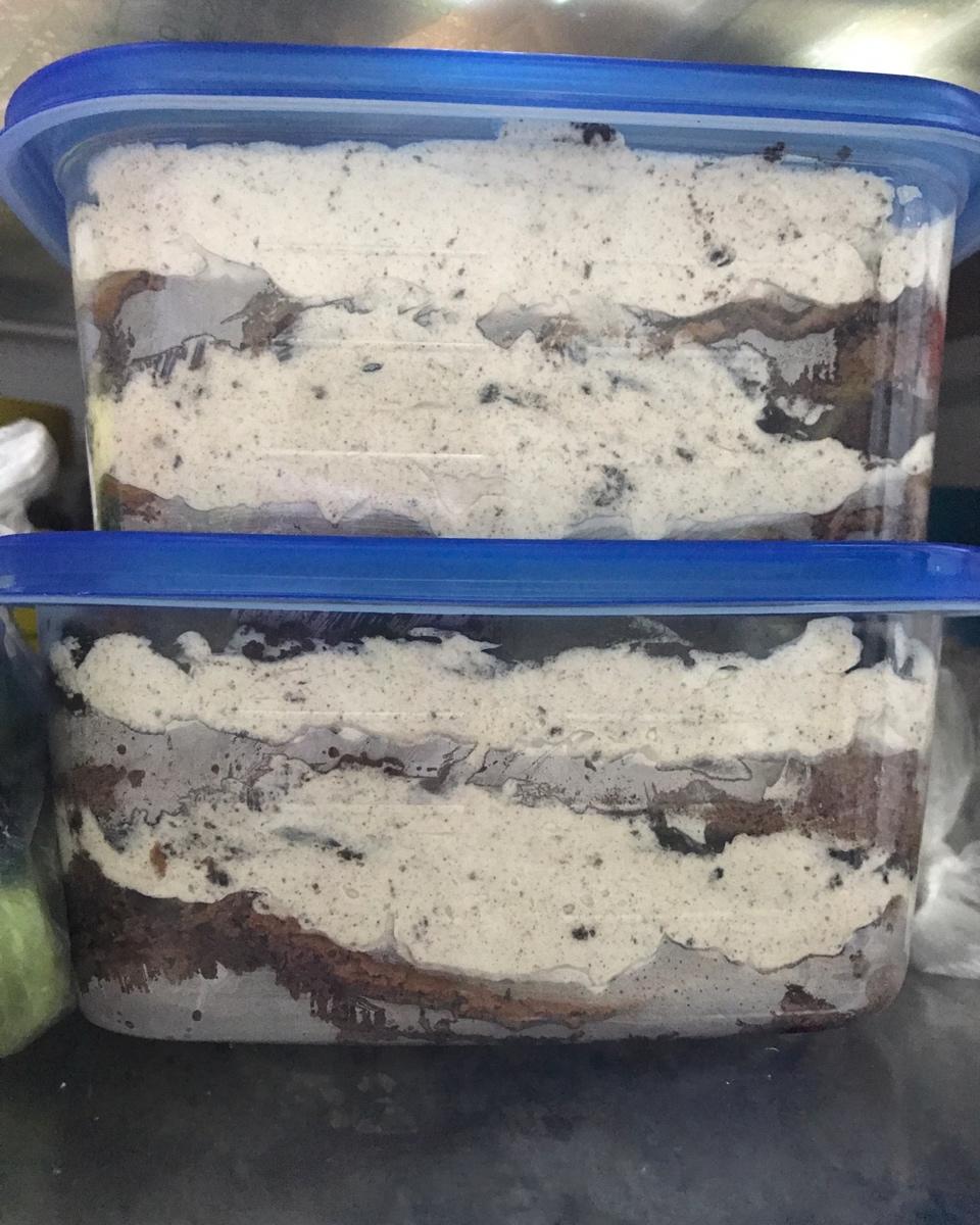 低糖不腻的奥利奥咸奶油蛋糕盒子
