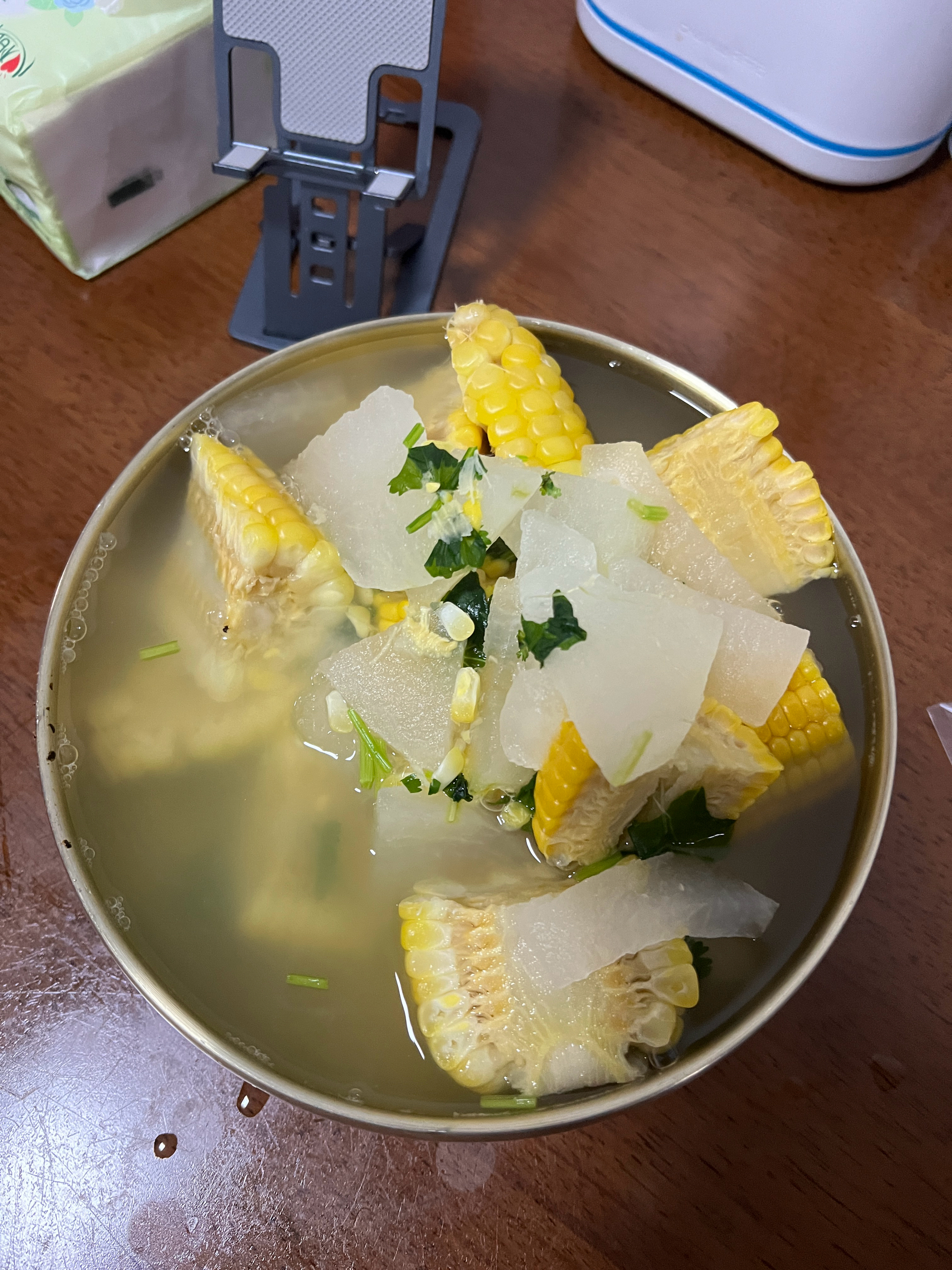 越吃越瘦的减脂餐——冬瓜玉米汤
