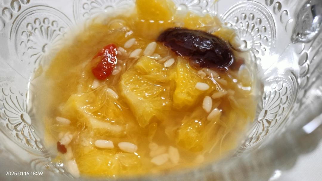 冬日热饮-香橙热米酒（醪糟）
