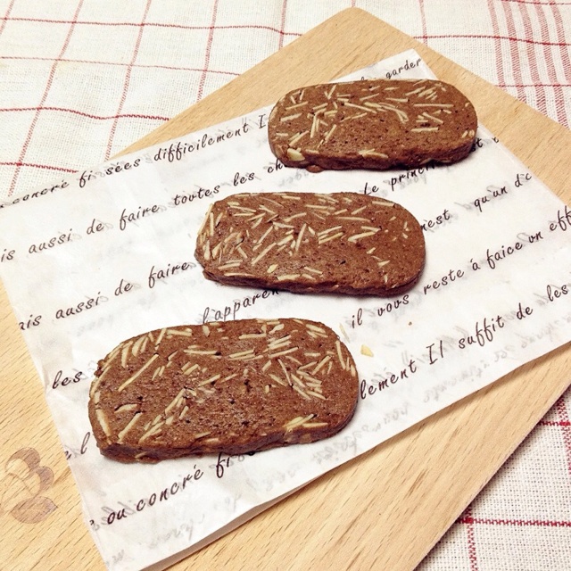 巧克力杏仁饼干