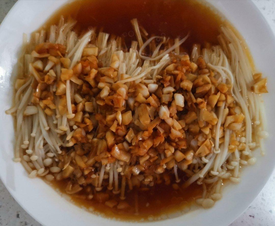蒜蓉蒸金针菇