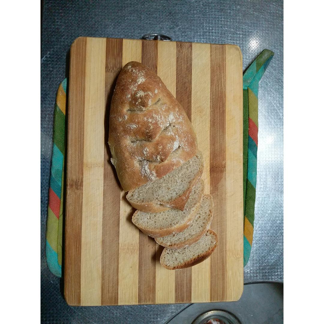 无油无糖全麦果干面包