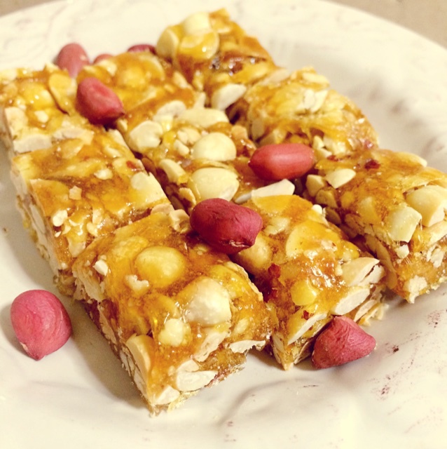 无水无油香脆花生糖