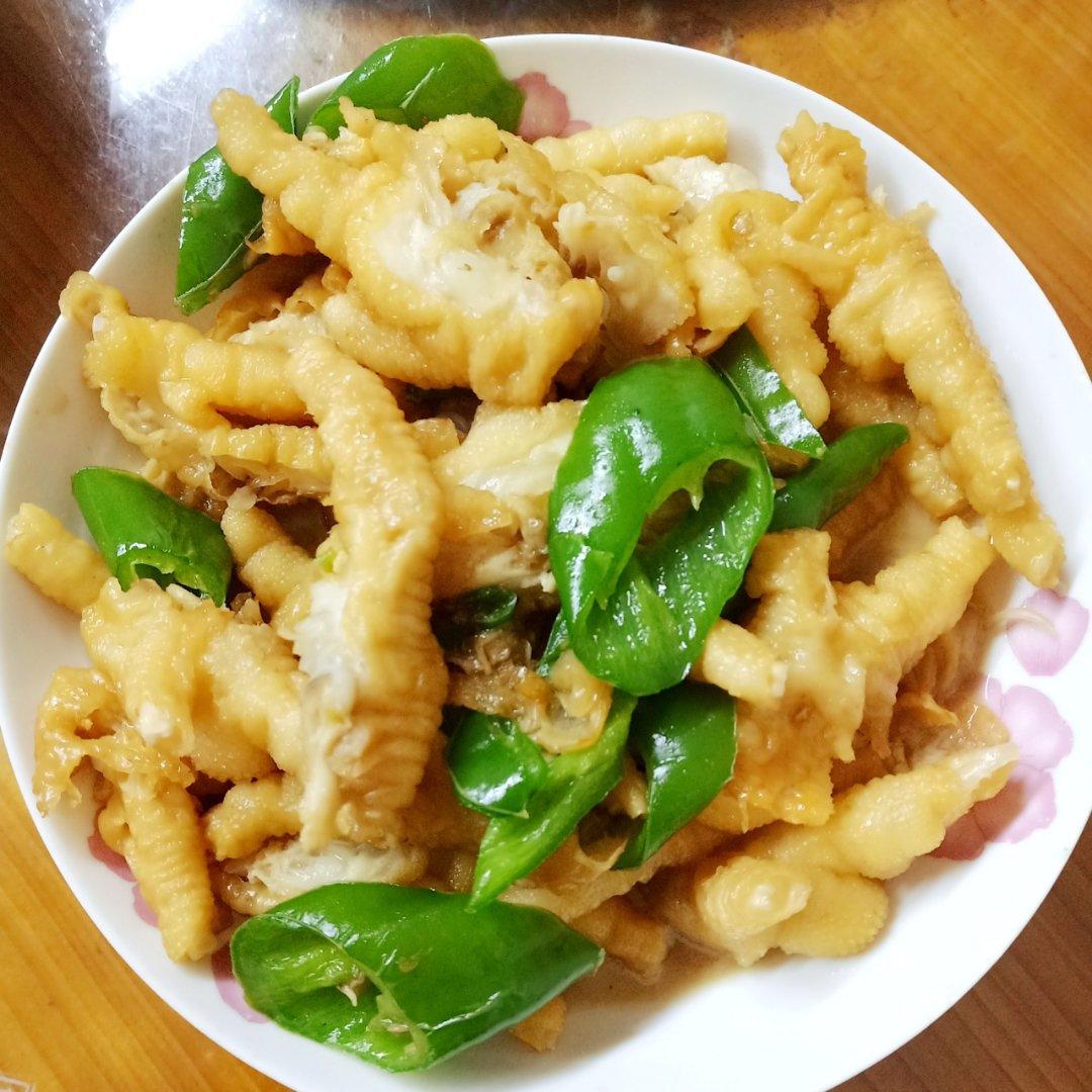 青椒炒凤爪