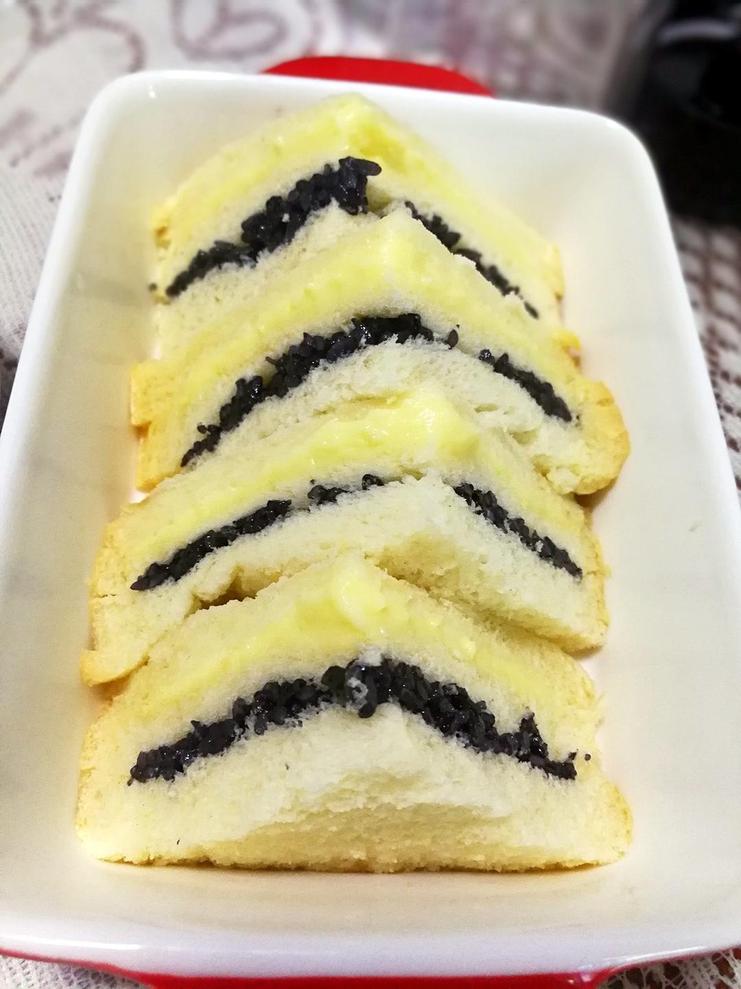 网红紫米奶酪包