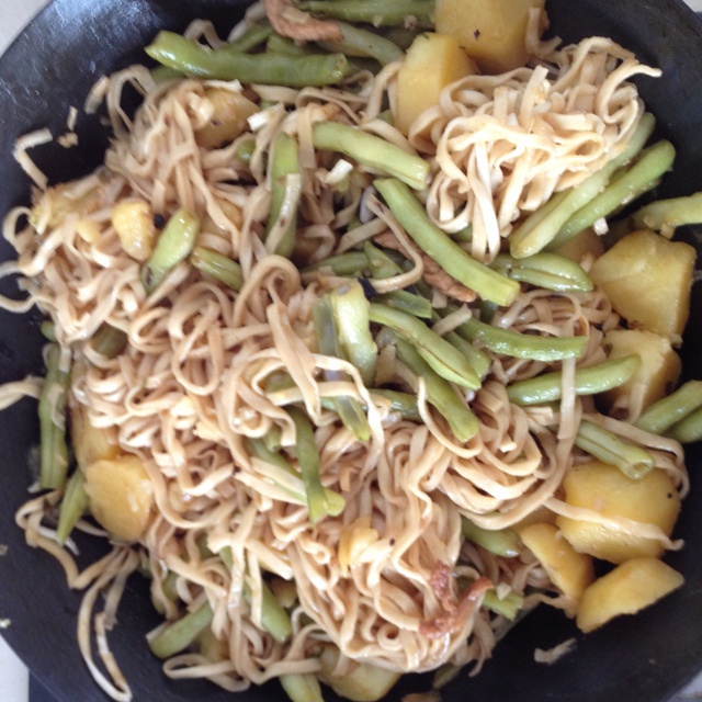 豆角焖面