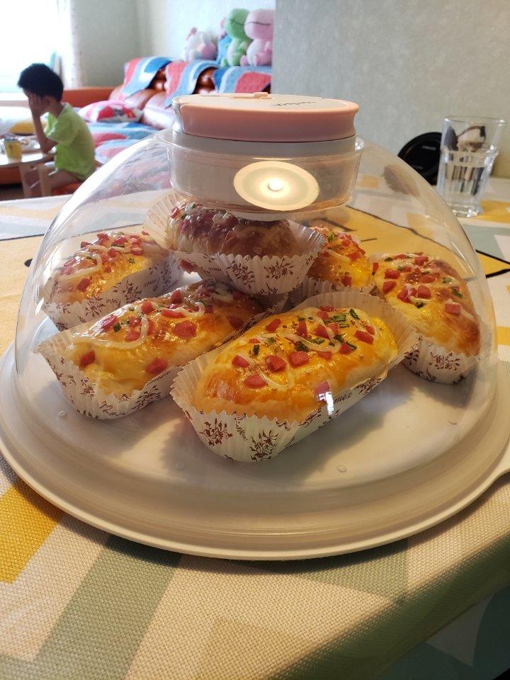 香葱火腿肉松面包