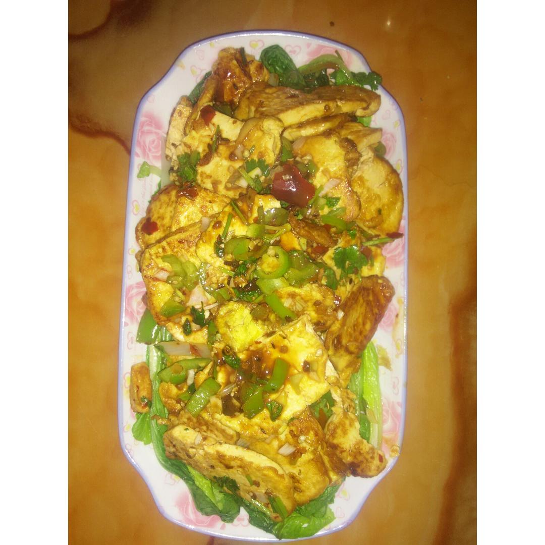 家常煎豆腐