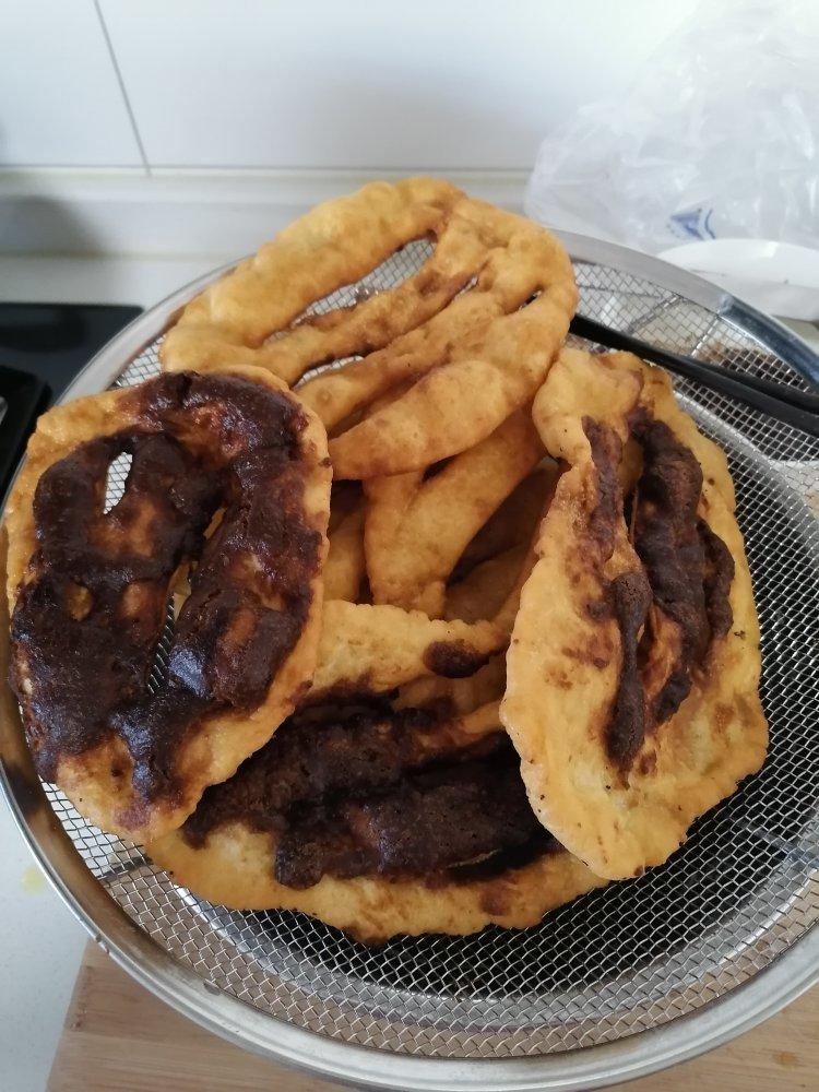 炸油饼、糖油饼