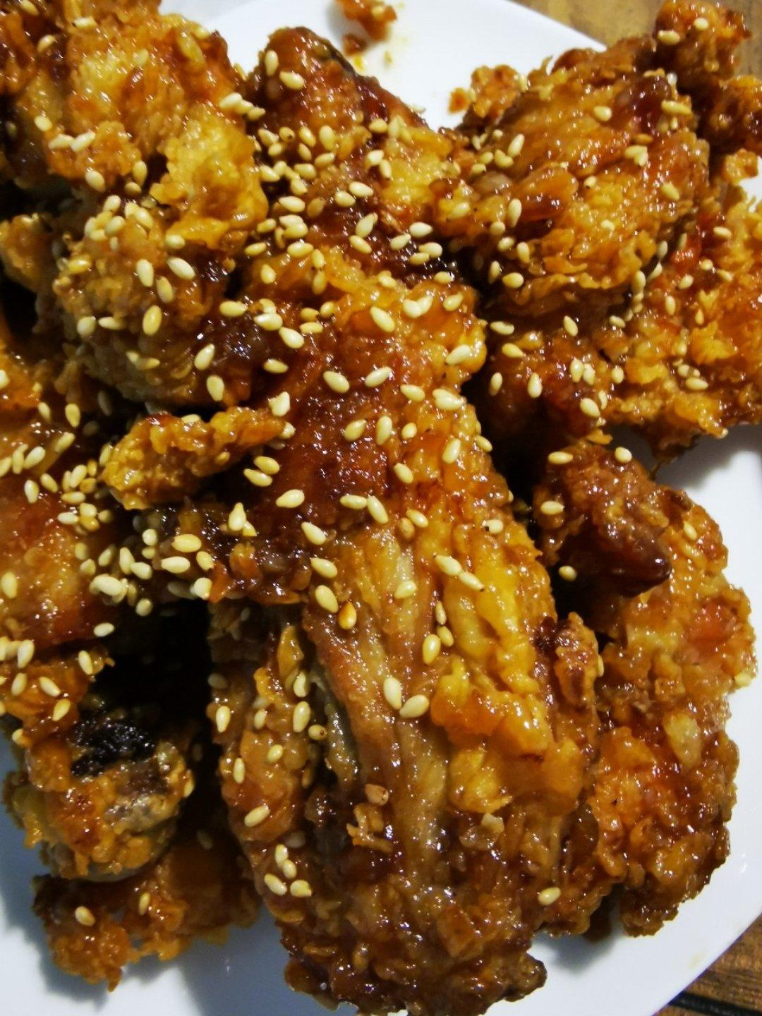 好吃到尖叫的韩国炸鸡，“韩式蜂蜜黄油炸鸡”