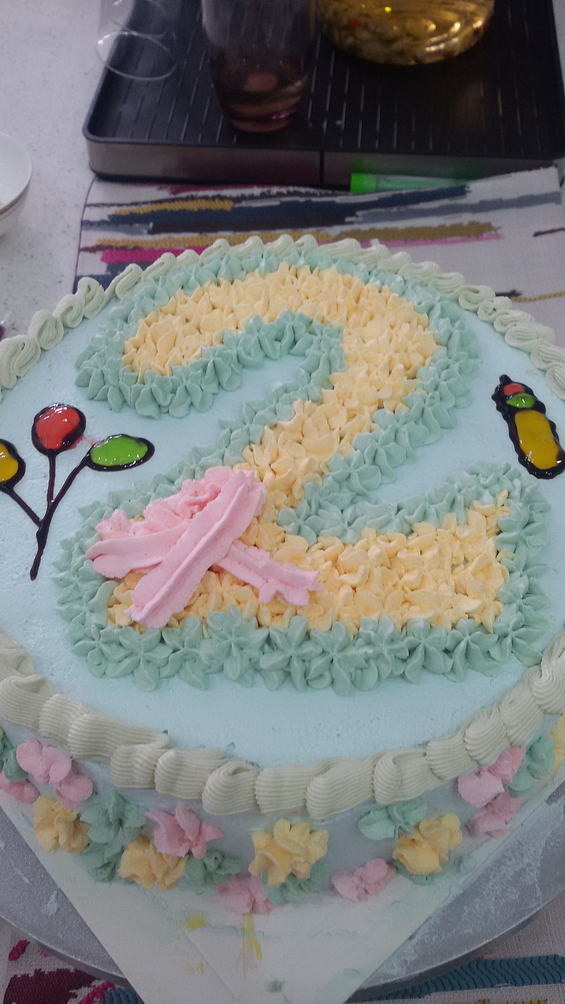 宝贝一周岁生日蛋糕！