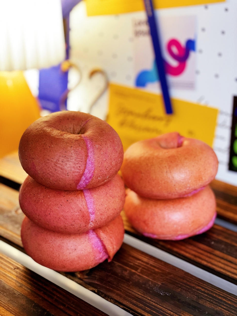 火龙果贝果