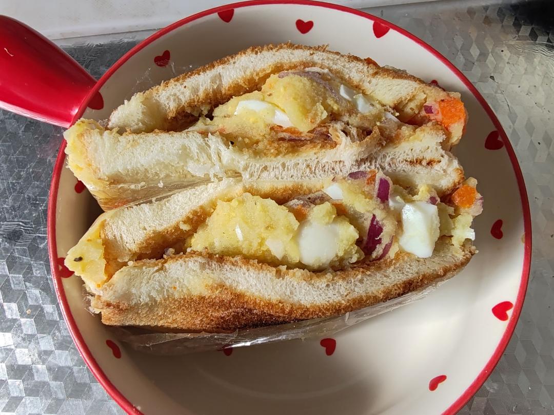 健康早餐🥣 | 日式土豆泥沙拉三明治🥪