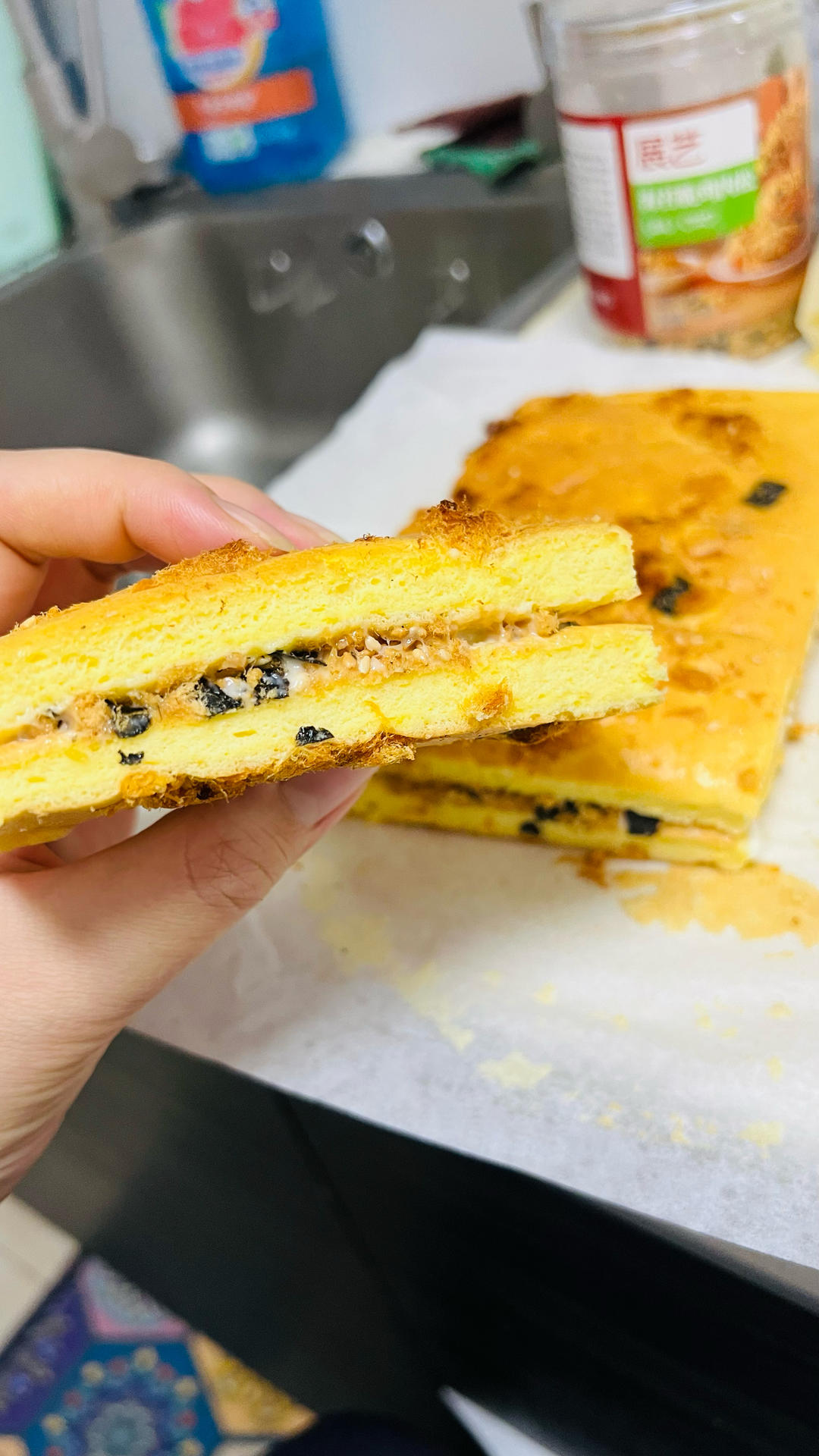 美味肉松卷-简单不开裂，零失误的蛋糕卷