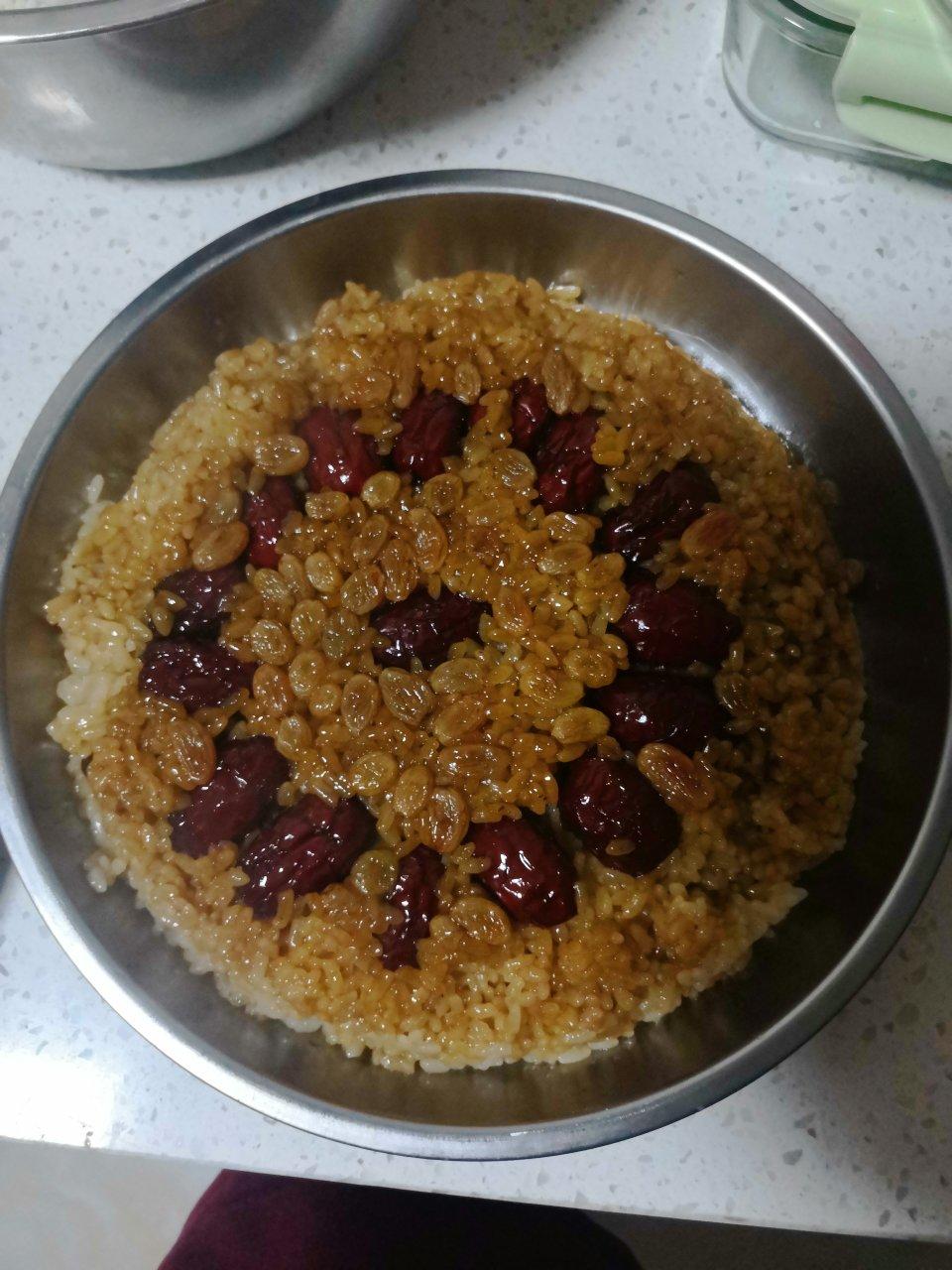 红糖糯米饭（不放猪油的八宝饭）