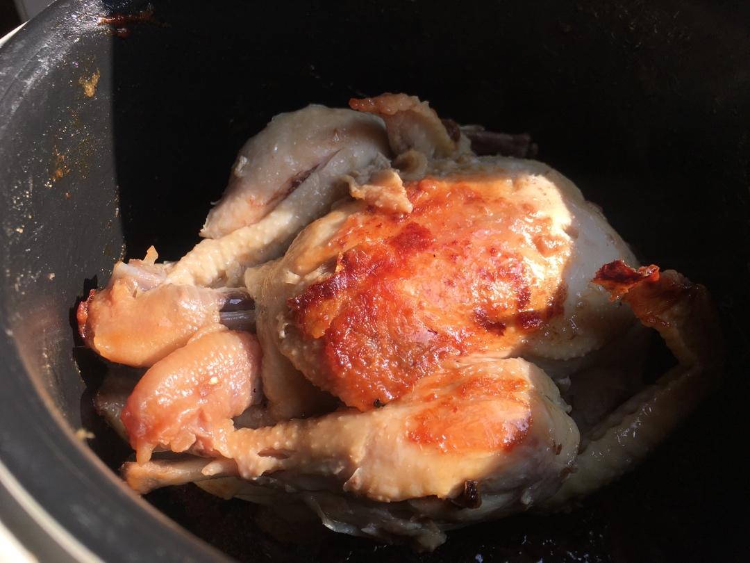 【电饭煲盐焗鸡】