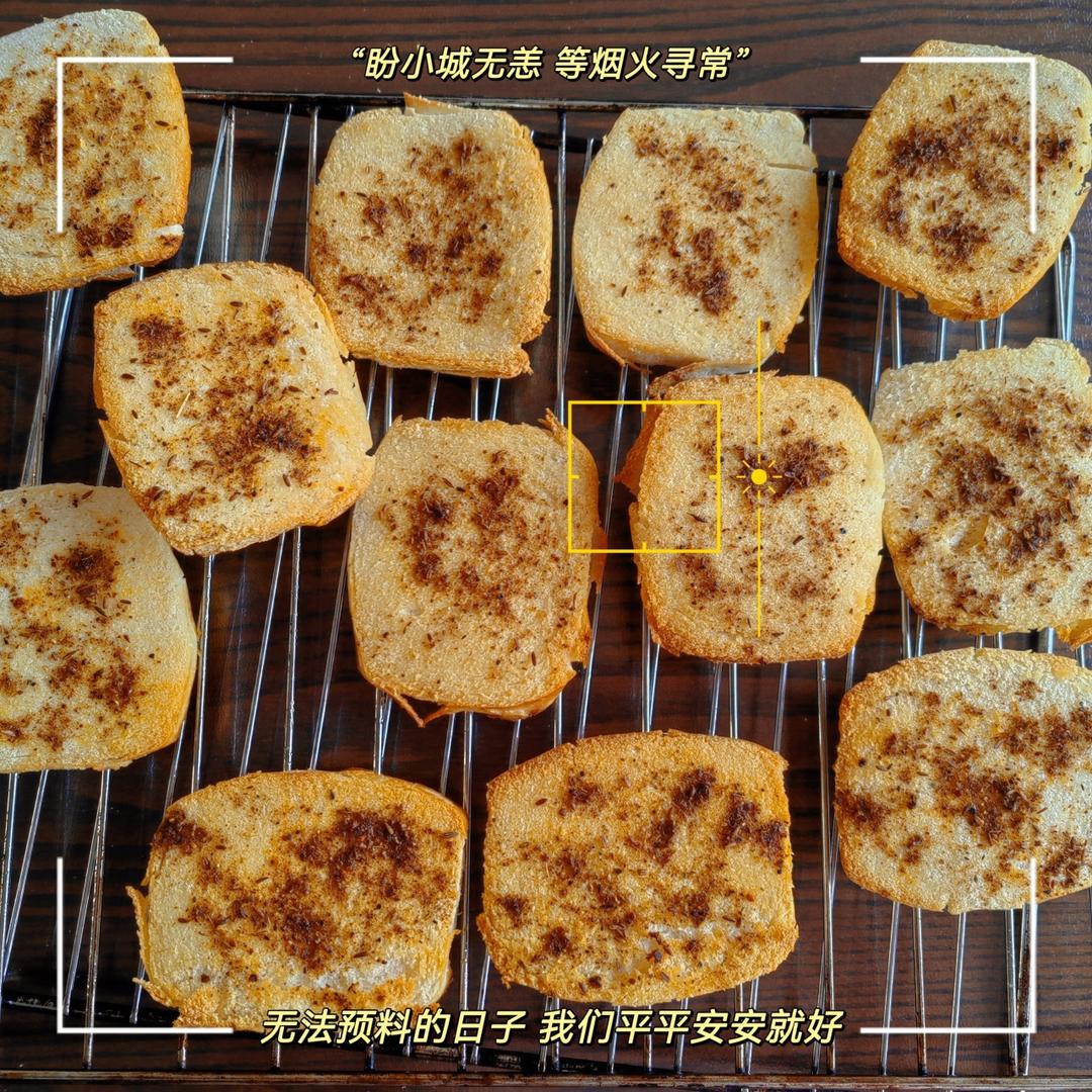 【素食】家庭烤箱版烤馒头片