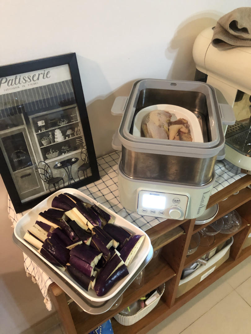 【12月北鼎蒸炖锅食谱】蒜香蒸茄子