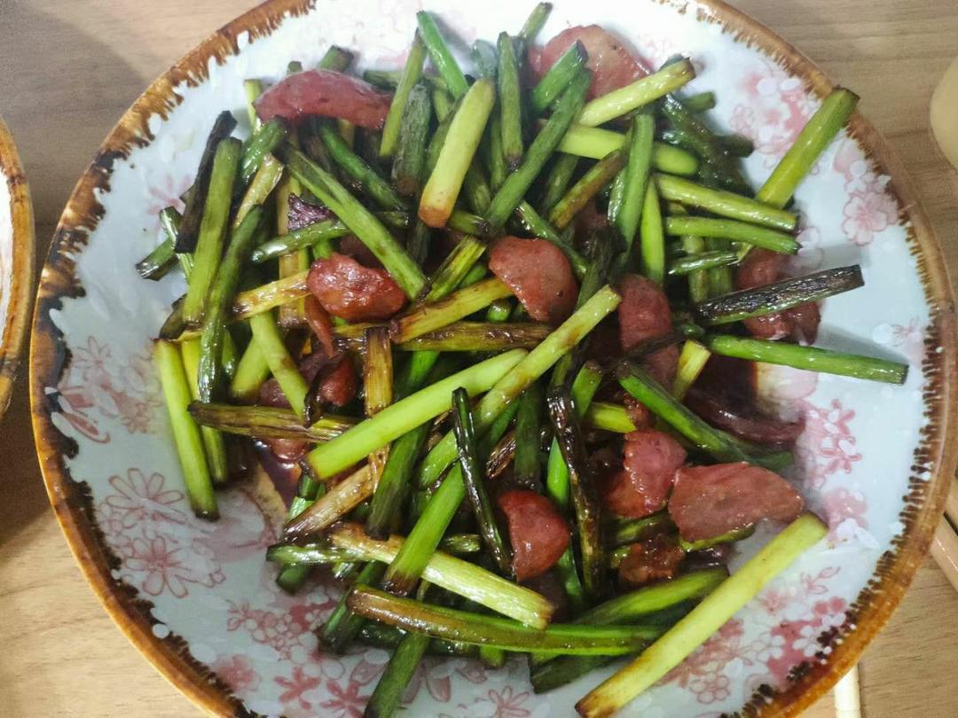 蒜薹炒腊肠