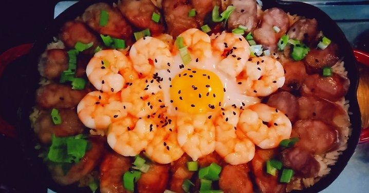港式香肠煲仔饭🍳