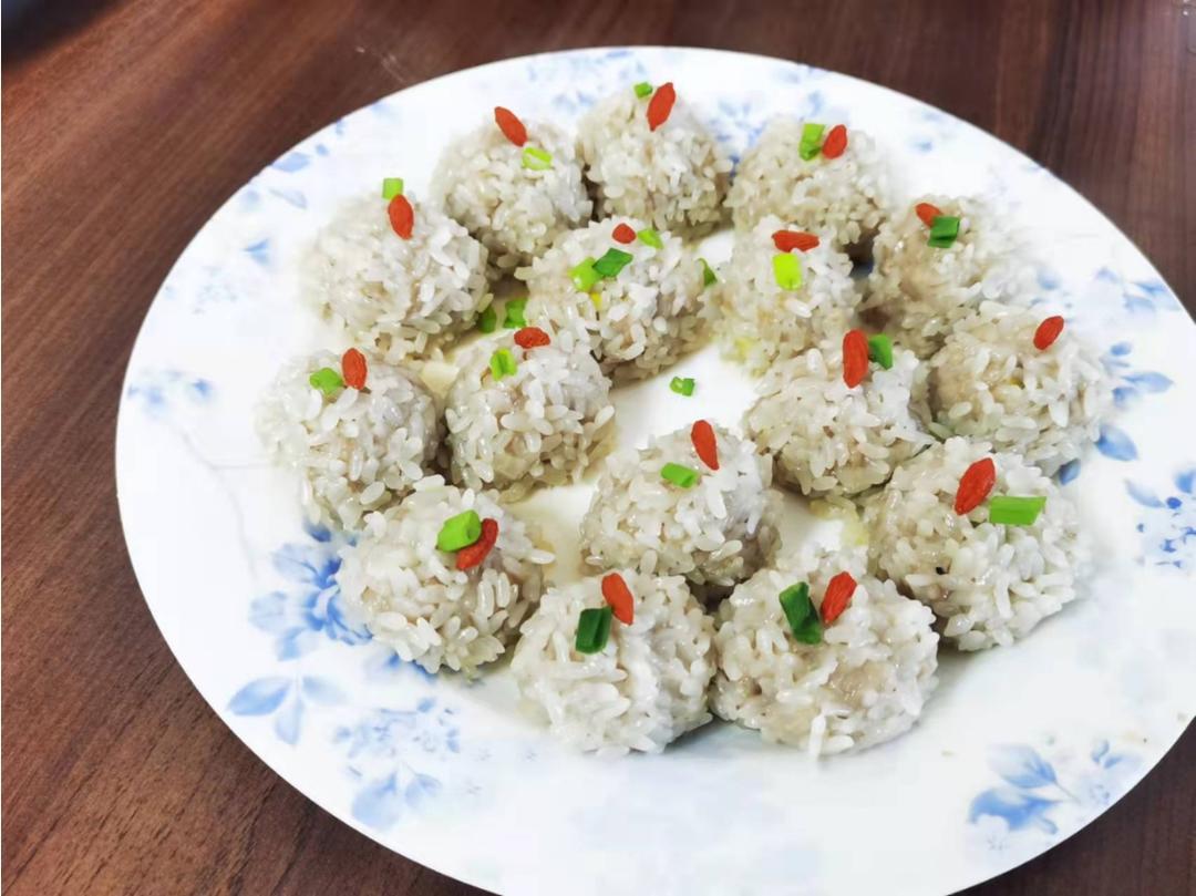 虾仁鲜肉珍珠丸子