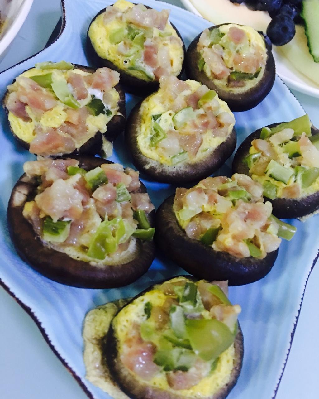 豆腐肉末酿香菇