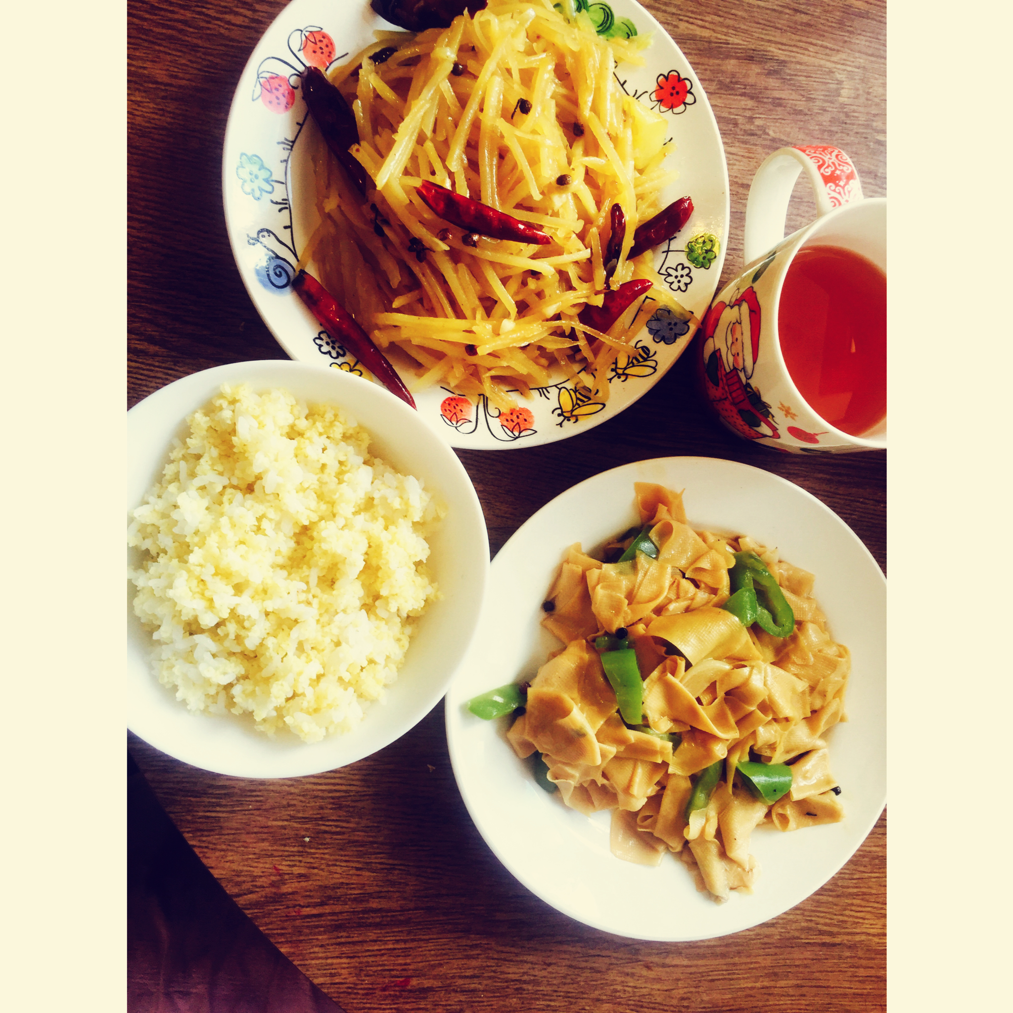 东北尖椒干豆腐