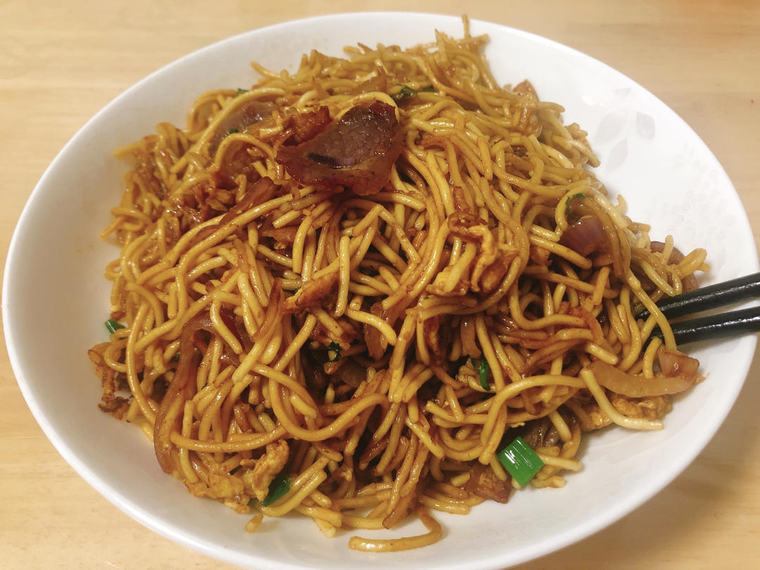 丁丁米儿妈做的快手炒面