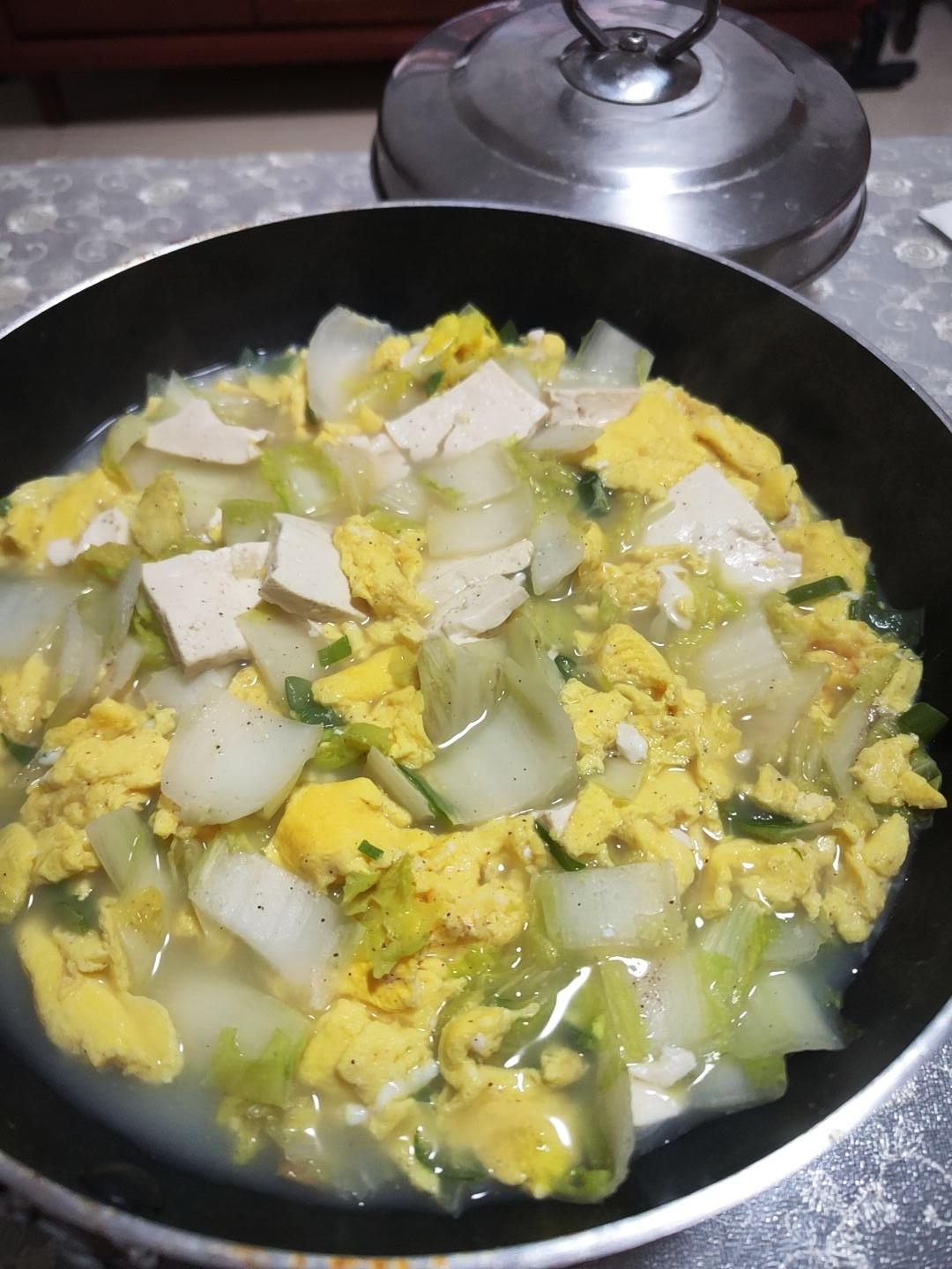 白菜豆腐汤