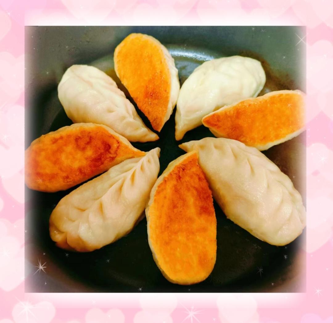 韭菜虾仁水煎包