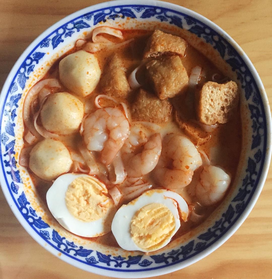 小狮子lix3做的娘惹叻沙