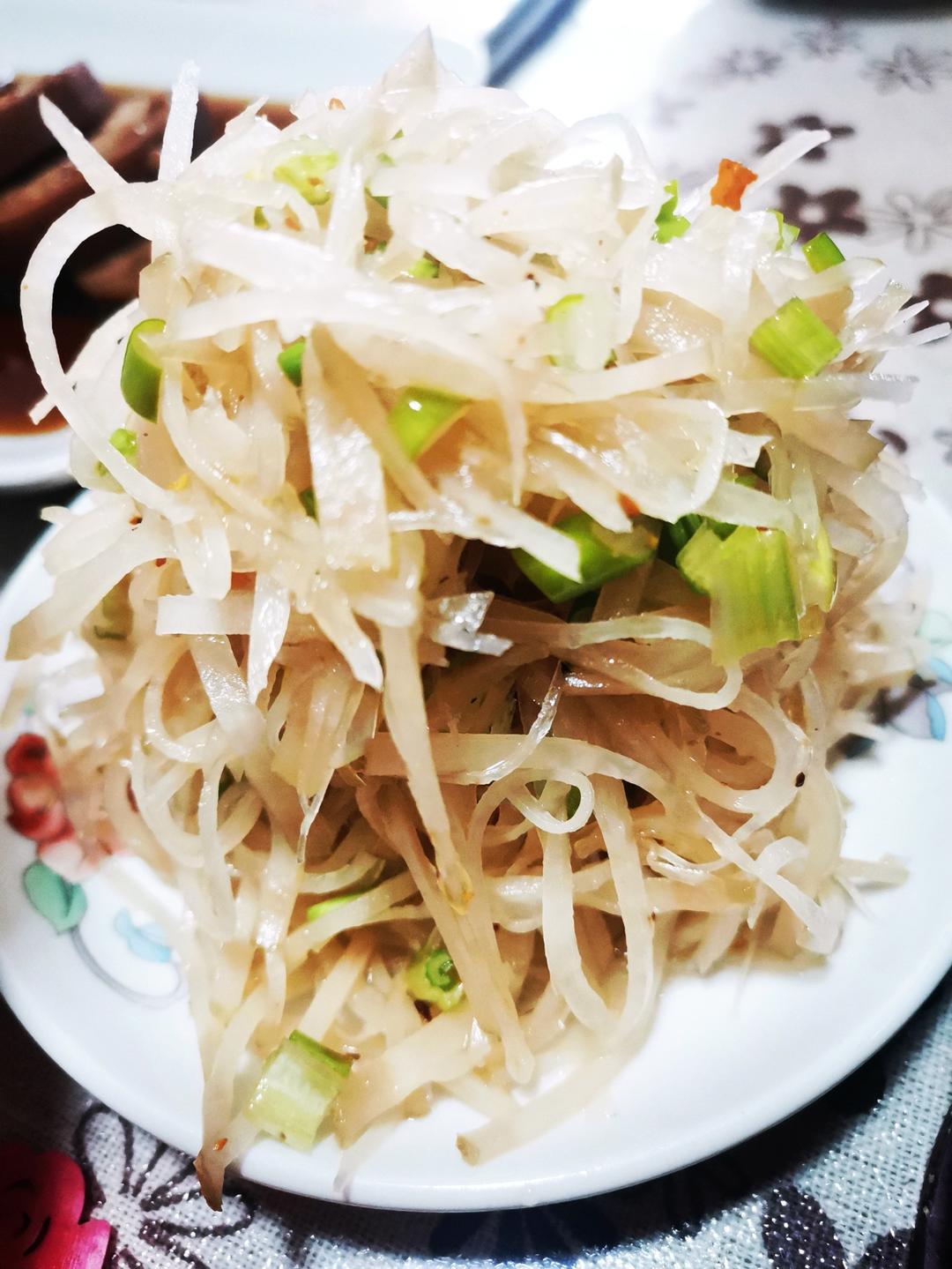 简单版拌咸菜丝