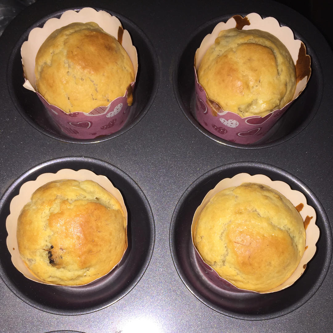 马芬 纸杯蛋糕cupcake香蕉松糕