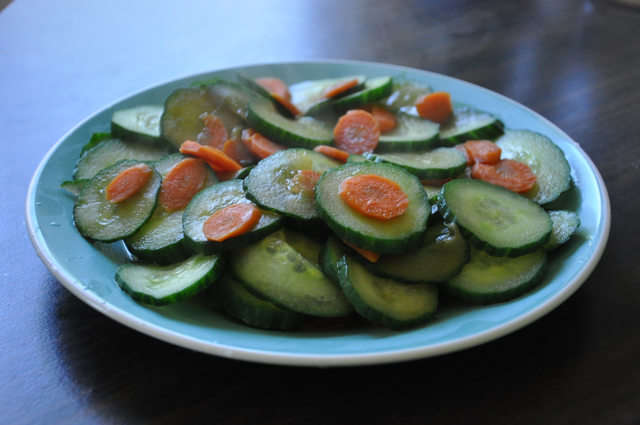 胡萝卜青瓜炒肉片
