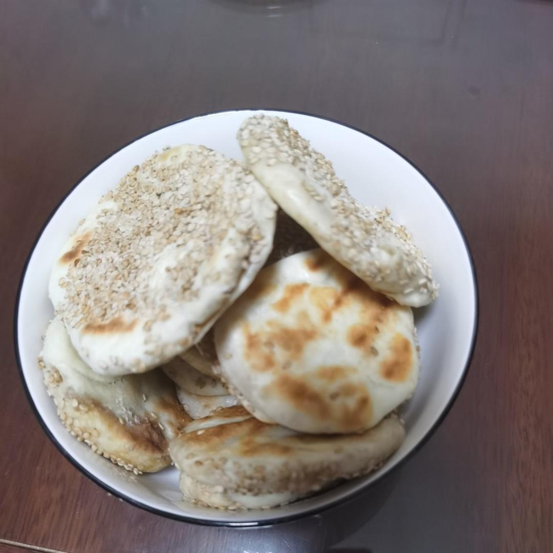 椒盐芝麻饼