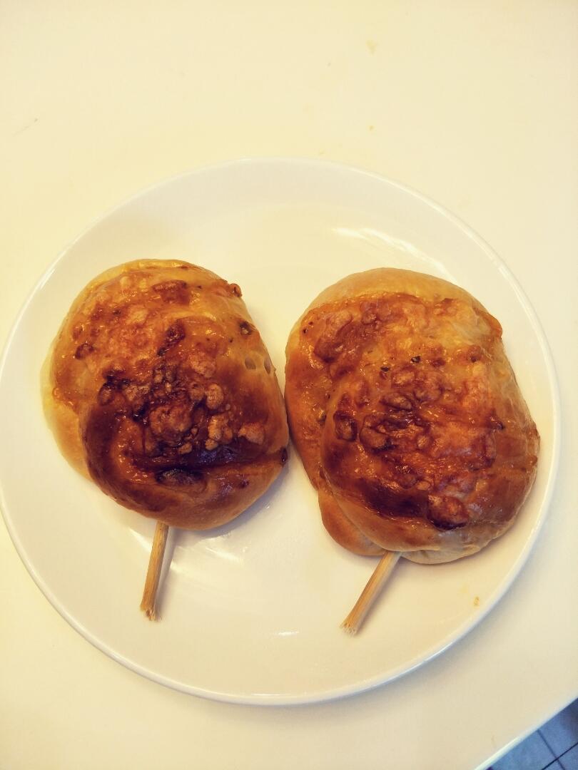 烤起来吧，鸡腿面包~