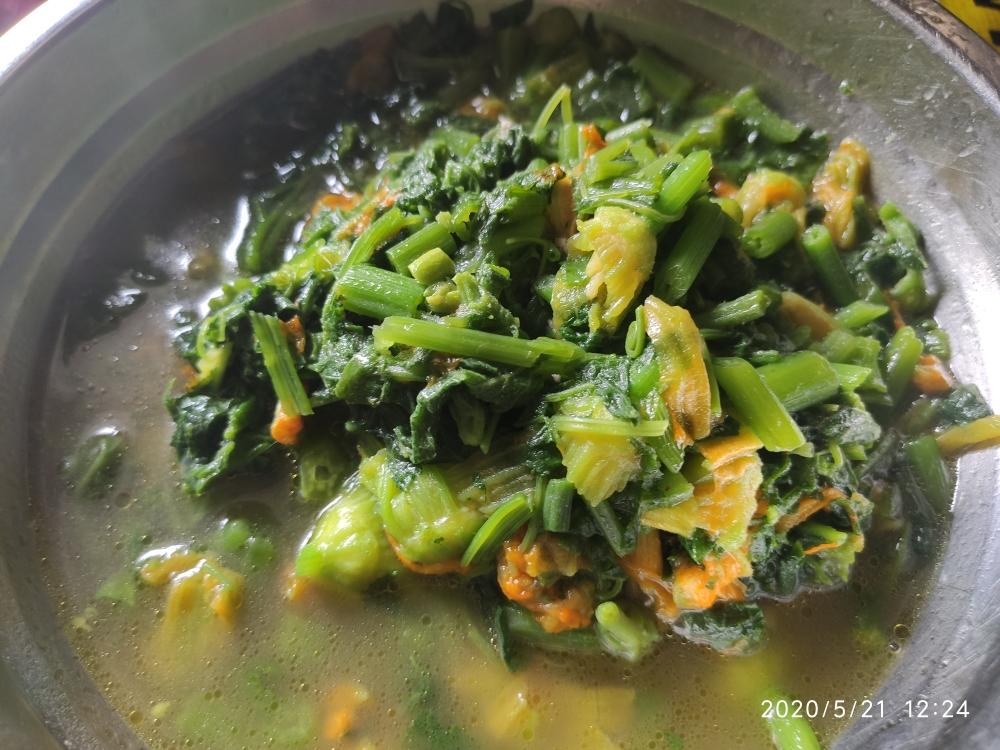 上汤南瓜尖的做法