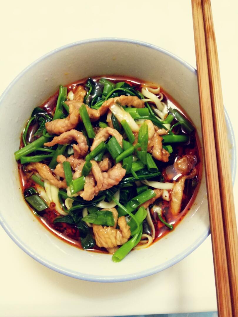 肉丝汤面