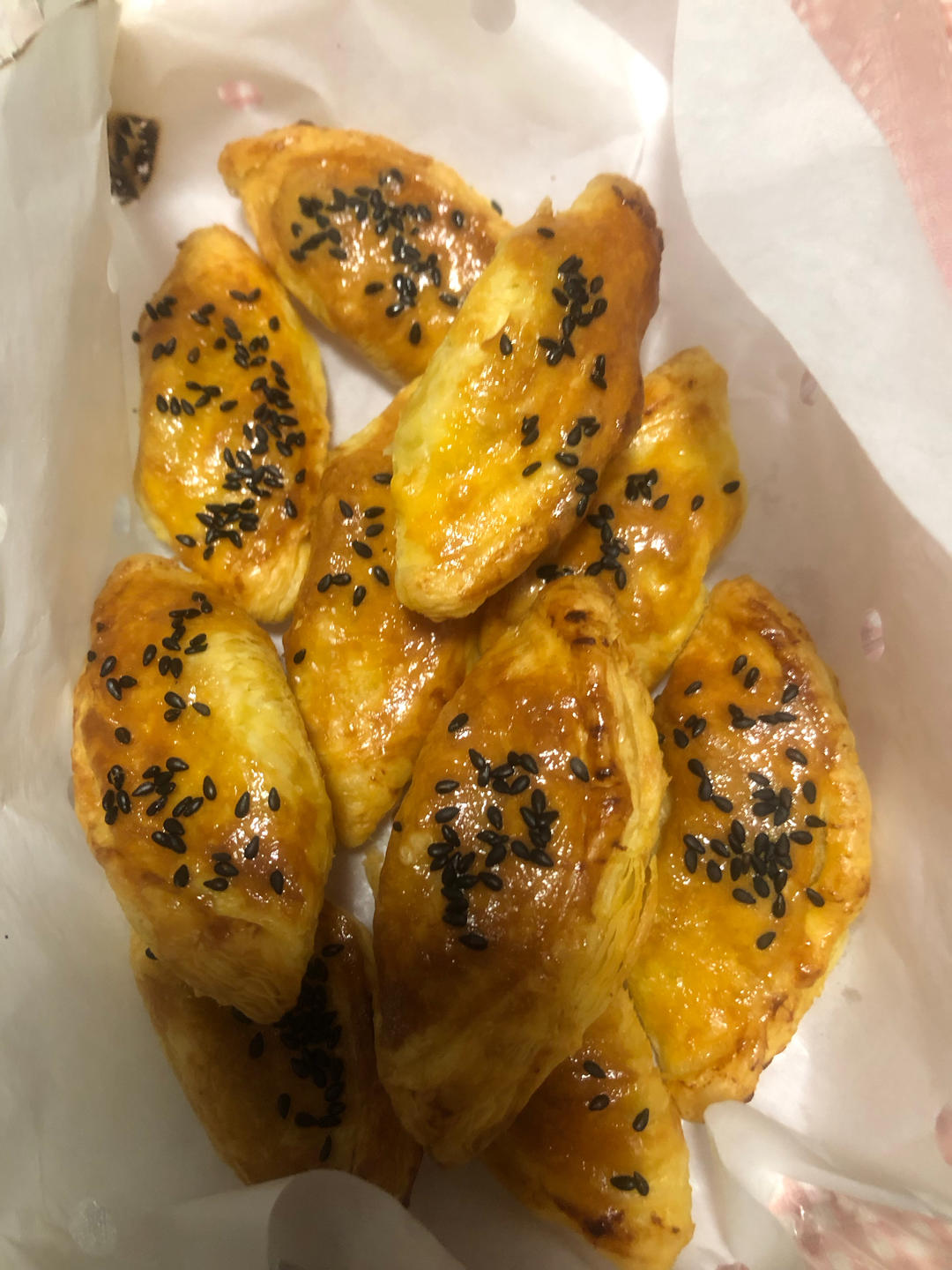 超快手的空气炸锅版榴莲蛋挞酥